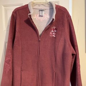 Disney Mickey & Minnie embroidered jacket.